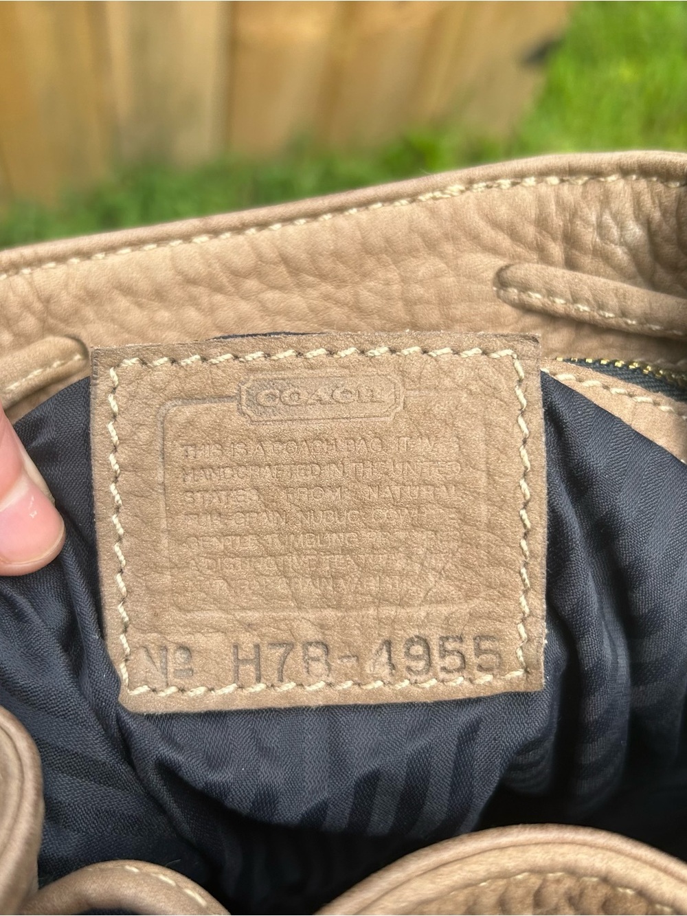1997 Coach Backpack - Picture 3 of 7
